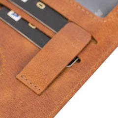 Fermo Funda de cuero para teléfono con billetera cruzada para iPhone 14 Pro