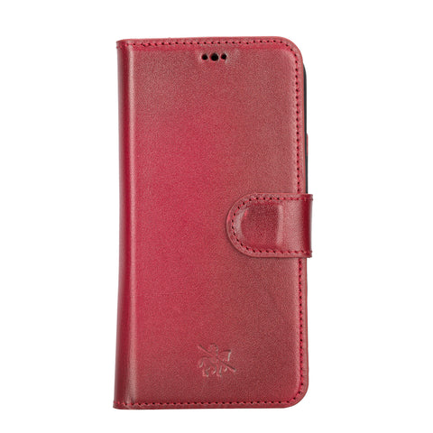 Funda tipo billetera de cuero desmontable con bloqueo RFID Ravenna para iPhone 14