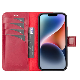 Ravenna RFID Blocking Detachable Leather Wallet Case for iPhone 14