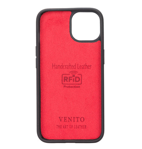 Funda tipo billetera de cuero desmontable con bloqueo RFID Ravenna para iPhone 14