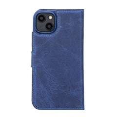Funda tipo billetera de cuero con bloqueo RFID Florence para iPhone 14 Plus