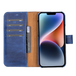 Florence RFID Blocking Leather Wallet Case for iPhone 14 Plus