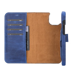 Funda tipo billetera de cuero con bloqueo RFID Florence para iPhone 14 Plus