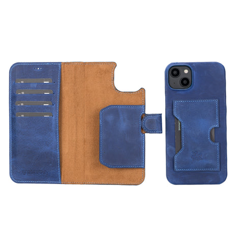 Florence RFID Blocking Leather Wallet Case for iPhone 14 Plus