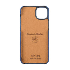 Funda tipo billetera de cuero con bloqueo RFID Florence para iPhone 14 Plus