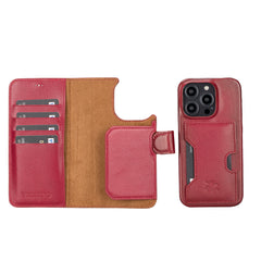 Florence RFID Blocking Leather Wallet Case for iPhone 14 Pro