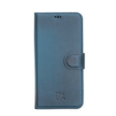Funda tipo billetera de cuero con bloqueo RFID Florence para iPhone 12 Pro