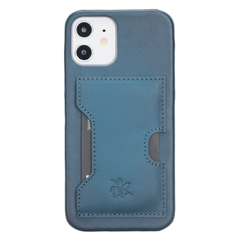 Funda tipo billetera de cuero con bloqueo RFID Florence para iPhone 12 Pro
