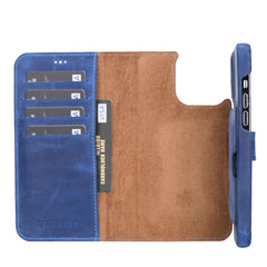 Funda tipo billetera de cuero con bloqueo RFID Florence para iPhone 13 Pro Max