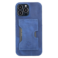 Funda tipo billetera de cuero con bloqueo RFID Florence para iPhone 13 Pro Max