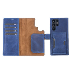 Florence RFID Blocking Leather Wallet Case for Samsung Galaxy S22 Ultra