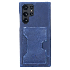 Florence - Funda tipo cartera de piel con bloqueo RFID para Samsung Galaxy S22 Ultra