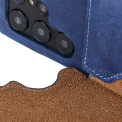 Florence - Funda tipo cartera de piel con bloqueo RFID para Samsung Galaxy S22 Ultra