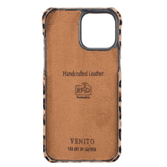 Funda tipo billetera de cuero con bloqueo RFID Florence para iPhone 13 Pro Max