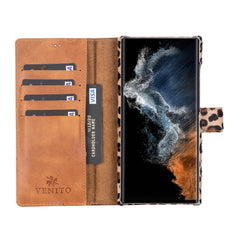 Florence RFID Blocking Leather Wallet Case for Samsung Galaxy S22 Ultra