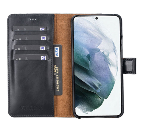 Florence RFID Blocking Leather Wallet Case for Samsung Galaxy S22 Plus
