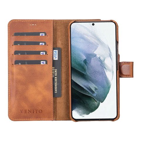 Florence RFID Blocking Leather Wallet Case for Samsung Galaxy S22 Plus