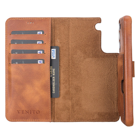 Florence RFID Blocking Leather Wallet Case for Samsung Galaxy S22 Plus