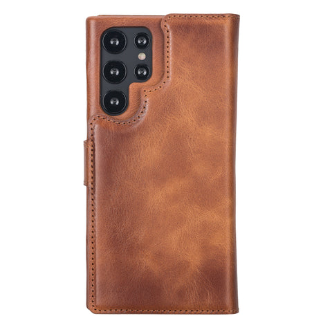 Florence RFID Blocking Leather Wallet Case for Samsung Galaxy S22 Ultra