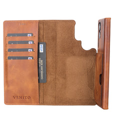 Florence - Funda tipo cartera de piel con bloqueo RFID para Samsung Galaxy S22 Ultra