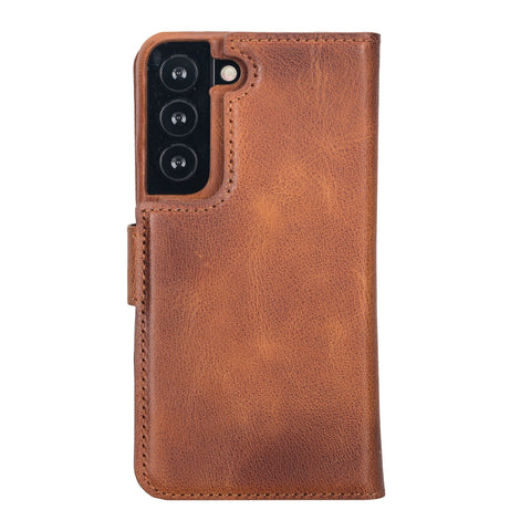 Funda tipo billetera de cuero con bloqueo RFID Florence para Samsung Galaxy S22