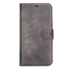 Funda tipo billetera de cuero con bloqueo RFID Florence para iPhone 13 Pro Max