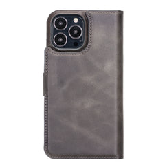 Funda tipo billetera de cuero con bloqueo RFID Florence para iPhone 13 Pro Max