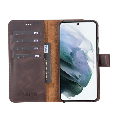 Florence RFID Blocking Leather Wallet Case for Samsung Galaxy S22 Plus