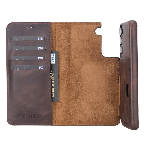 Florence RFID Blocking Leather Wallet Case for Samsung Galaxy S22 Plus