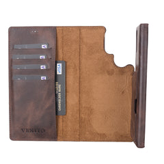 Florence - Funda tipo cartera de piel con bloqueo RFID para Samsung Galaxy S22 Ultra