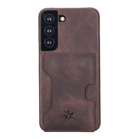 Funda tipo billetera de cuero con bloqueo RFID Florence para Samsung Galaxy S22