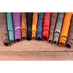 Custom Size Genuine Leather Piece - Cut-to-Size Leather Sheet
