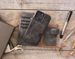 Florence RFID Blocking Leather Wallet Case for iPhone 14 Pro