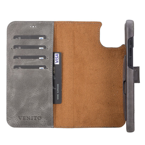 Florence RFID Blocking Leather Wallet Case for iPhone 14 Plus