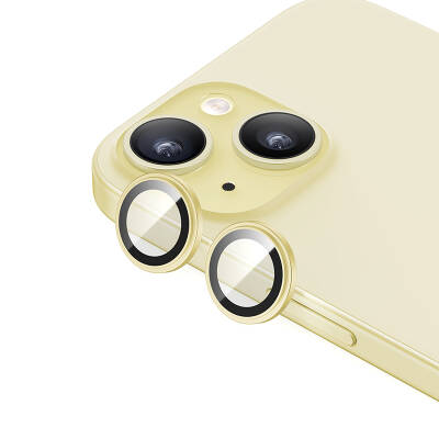 Premium Full Alloy Camera Lens Protector for iPhone 15 – Scratch Resistant, Shockproof Camera Guard