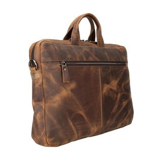 Apollo Leather Business Briefcase / Laptop Case 16"