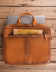 Apollo Leather Business Briefcase / Laptop Case 16"