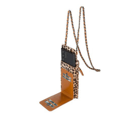 Avjin Genuine Leather Crossbody Bag Compatible with Phones up to 6.9"