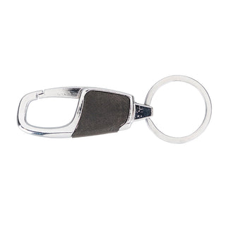 BKR13 Genuine Leather Keyring - Charcoal