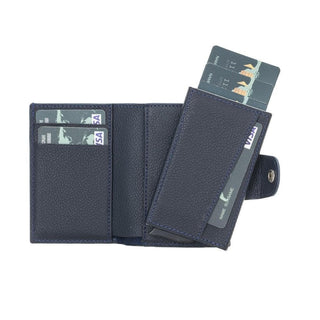 Mondello Leather Pop-Up Card Holder - Bluvern