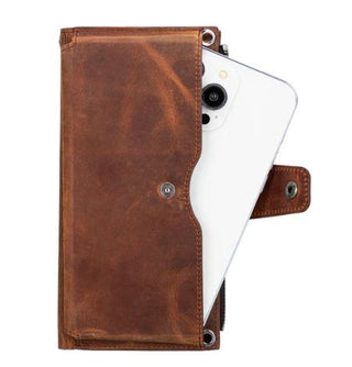 Lozan Crossbody Leather Wallet