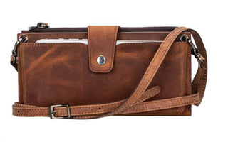 Lozan Crossbody Leather Wallet