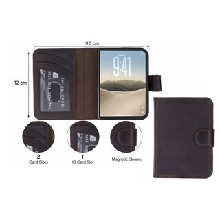 Magic iPhone Duo Leather Detachable Wallet Case