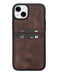 iphone 15 plus capri leather phone case coffee brown 02