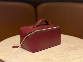 Ella Leather Make up Bag