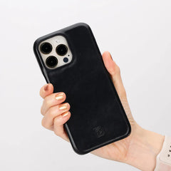 F360 iPhone 16 Series Full Genuine Leather Back Cover