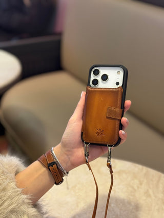 Fermo Leather Crossbody Wallet Phone Case for iPhone 18 Pro Max