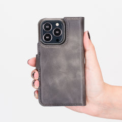 Florence RFID Blocking Leather Wallet Case for iPhone 13 Pro