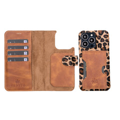 Florence RFID Blocking Leather Wallet Case for iPhone 13 Pro
