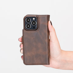 Florence RFID Blocking Leather Wallet Case for iPhone 13 Pro